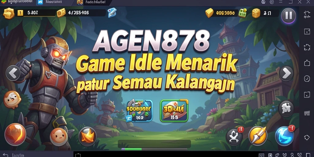 Tampilan gameplay AGEN878 yang menakjubkan dengan karakter yang lucu.