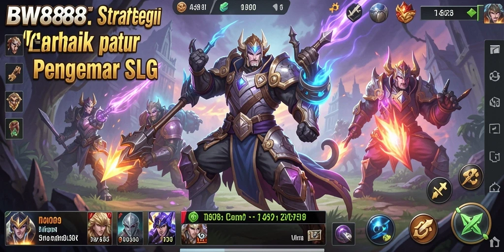 Tampilan gameplay SLG yang menarik dan strategis.