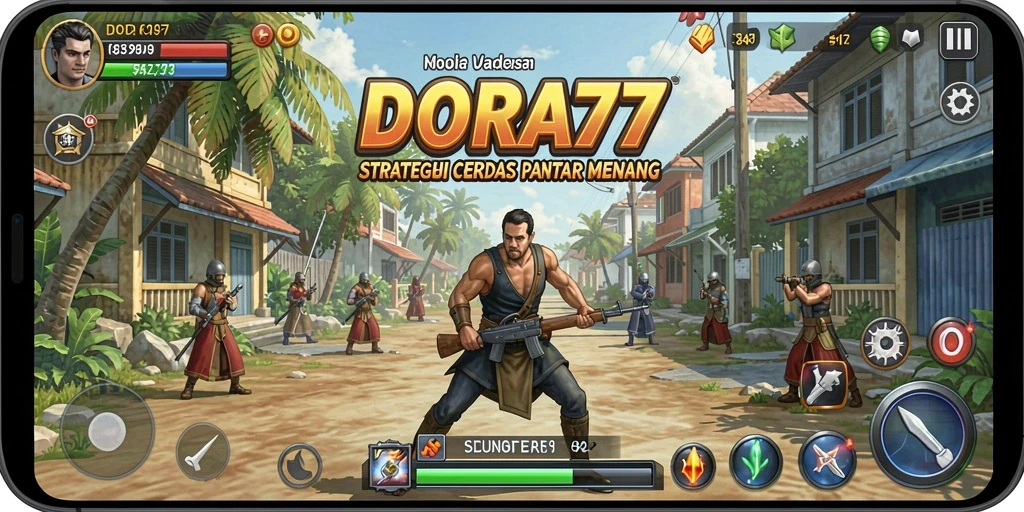 Tampilan permainan DORA77 yang menarik dan strategis.
