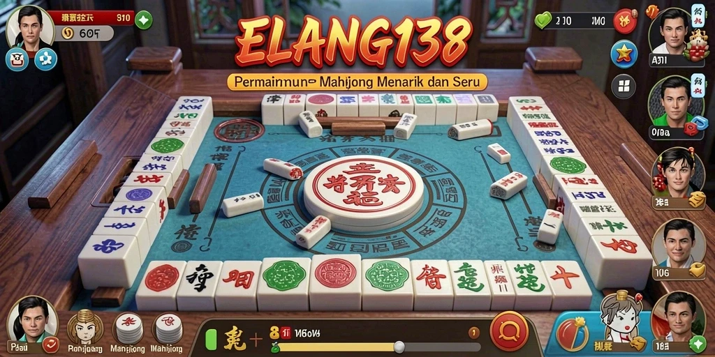 Tampilan menarik dari gameplay <strong>ELANG138</strong> dengan mengasah strategi bermain Mahjong.