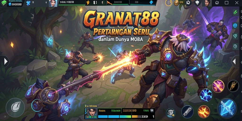 Gameplay seru dalam GRANAT88 dengan pertarungan tim yang mendebarkan.