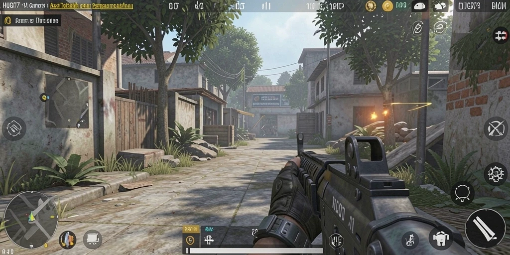 Tangkapan layar dari gameplay menarik HUGO77 di TPS.