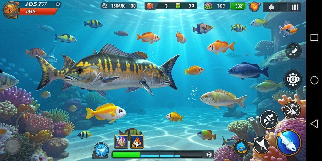 Tampilan menawan gameplay Tembak Ikan di JOS77.