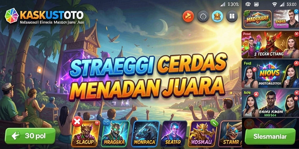 Tampilan gameplay KASKUSTOTO yang menantang dan strategis.