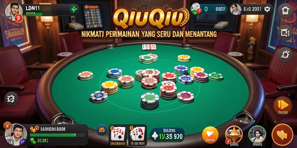 Tangkapan layar LDN11 menampilkan gameplay QiuQiu yang menarik dan kompetitif.