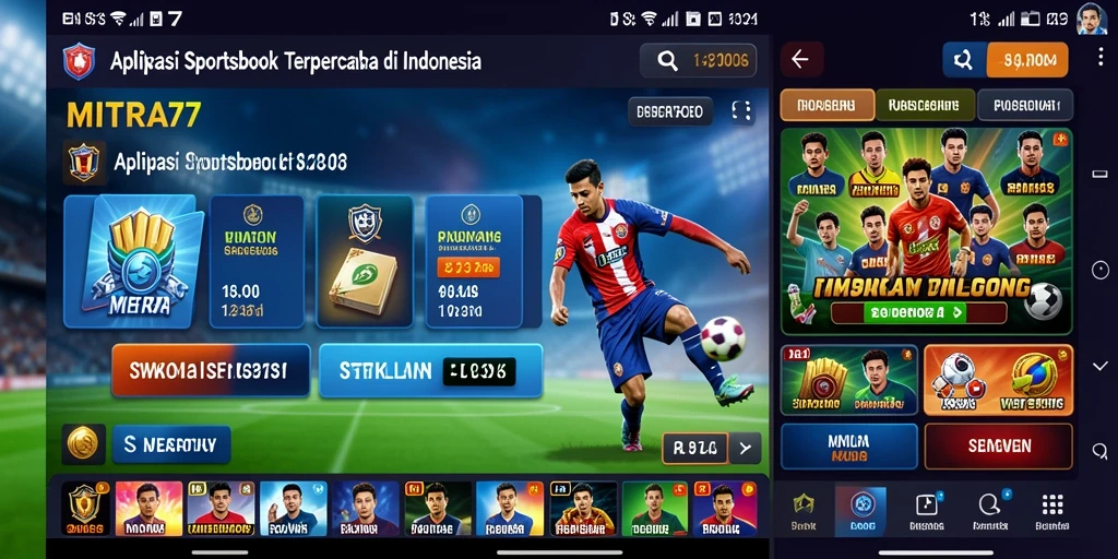 Tampilan menarik dari gameplay Sportsbook di MITRA77.