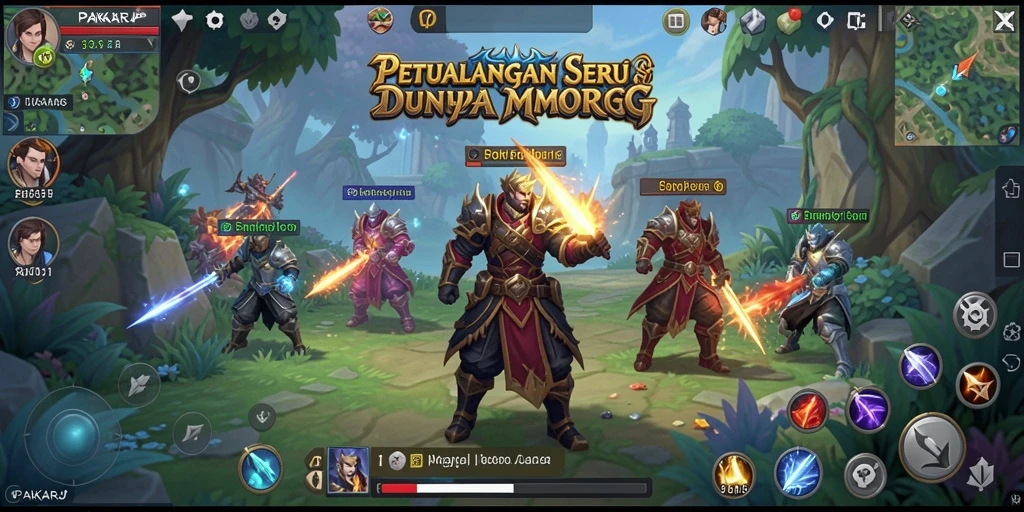 Tampilan gameplay PAKARJP yang memukau dengan aksi seru.