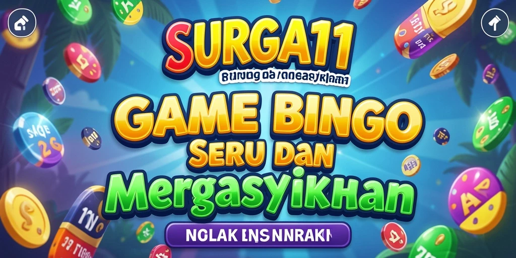 Tampilan gameplay seru di SURGA11 dengan suasana Bingo yang menyenangkan.