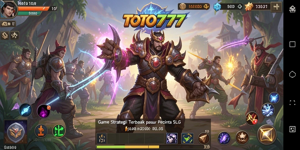 Tampilan gameplay intensif TOTO777 dengan banyak strategi.